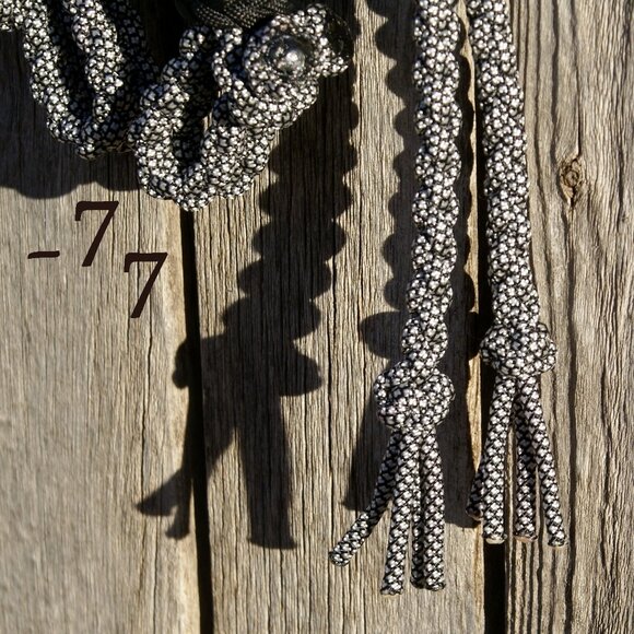 New Handmade Vaquero/Buckaroo Style Braided Paracord Split Ear Bridle/Headstall - Picture 4 of 7